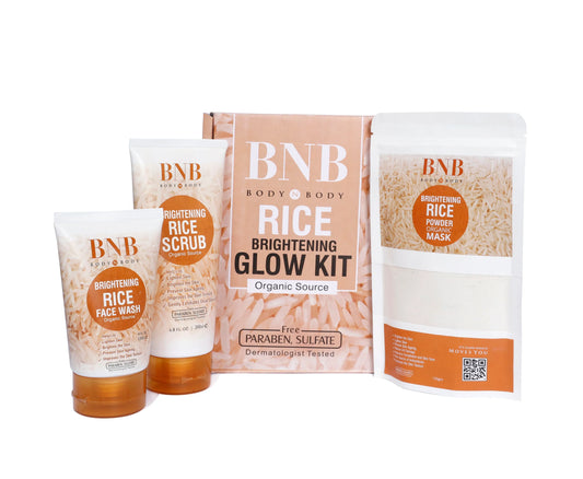 Bnb Whitening Rice Organic Glow Kit (With Box)